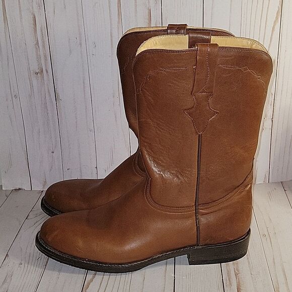 Atomic 79 Nutted Men's 9" Super Roper Calf Boots Waxy Retanned Leather Mens 11 D - Picture 4 of 14